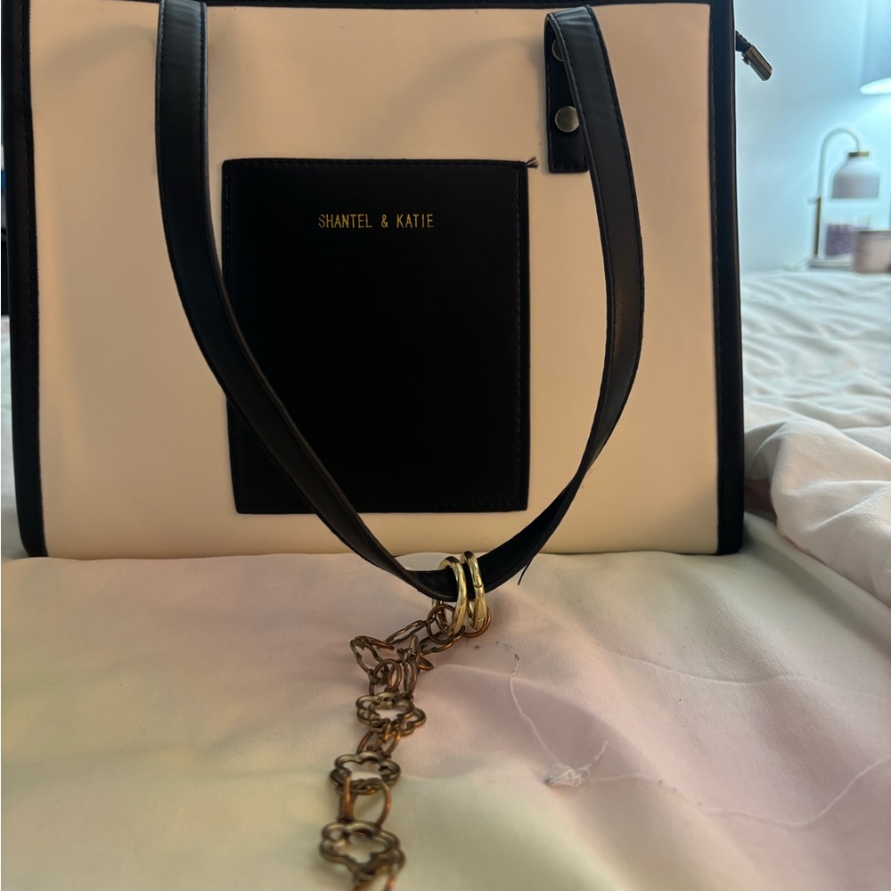 Black and White Tote Bag